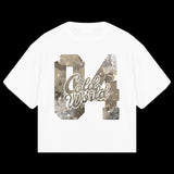 WARM UP TEE (WHITE/CAMO)