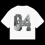 WARM UP TEE (WHITE/BLACK)